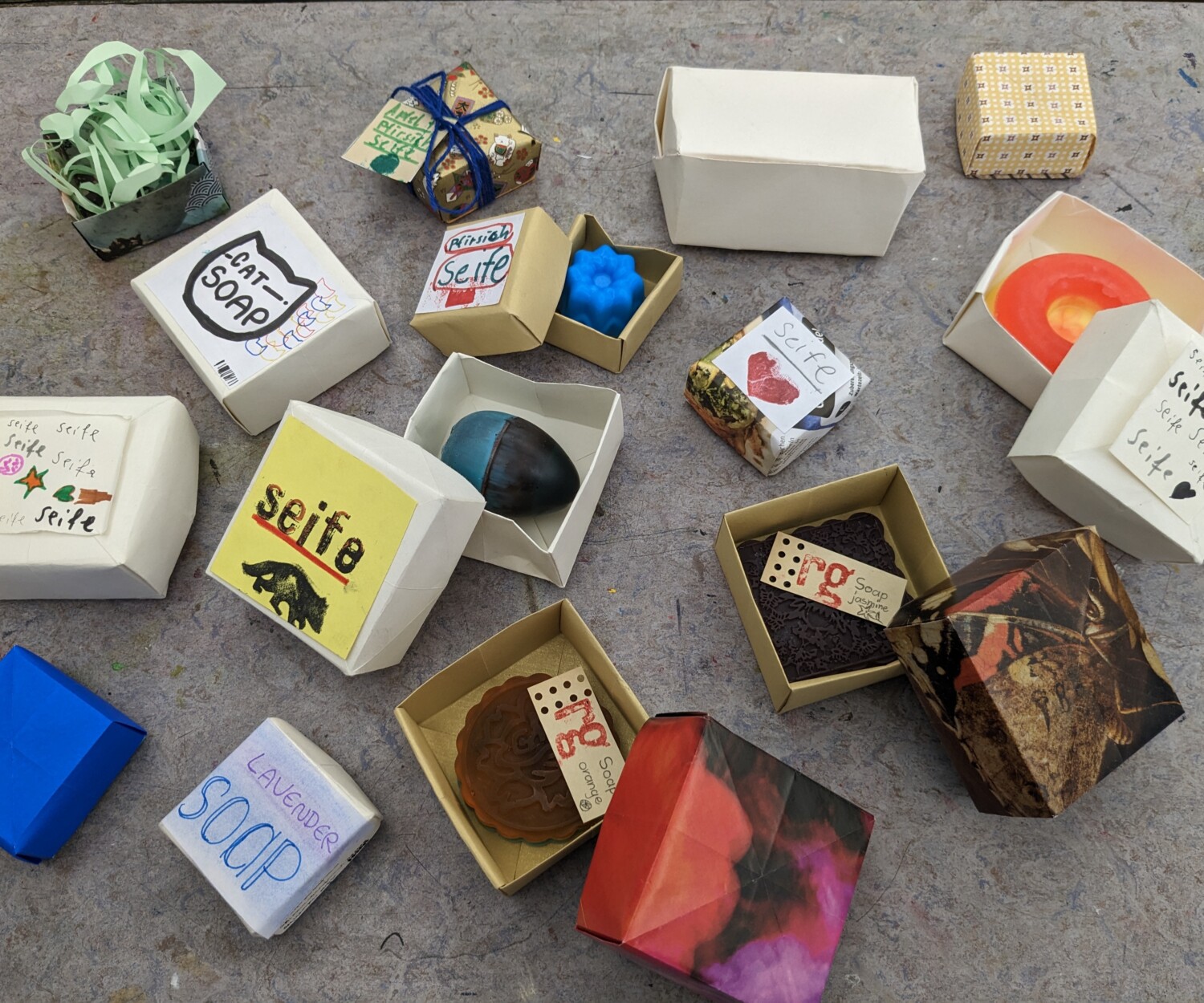 selbstgermachte Seifen
