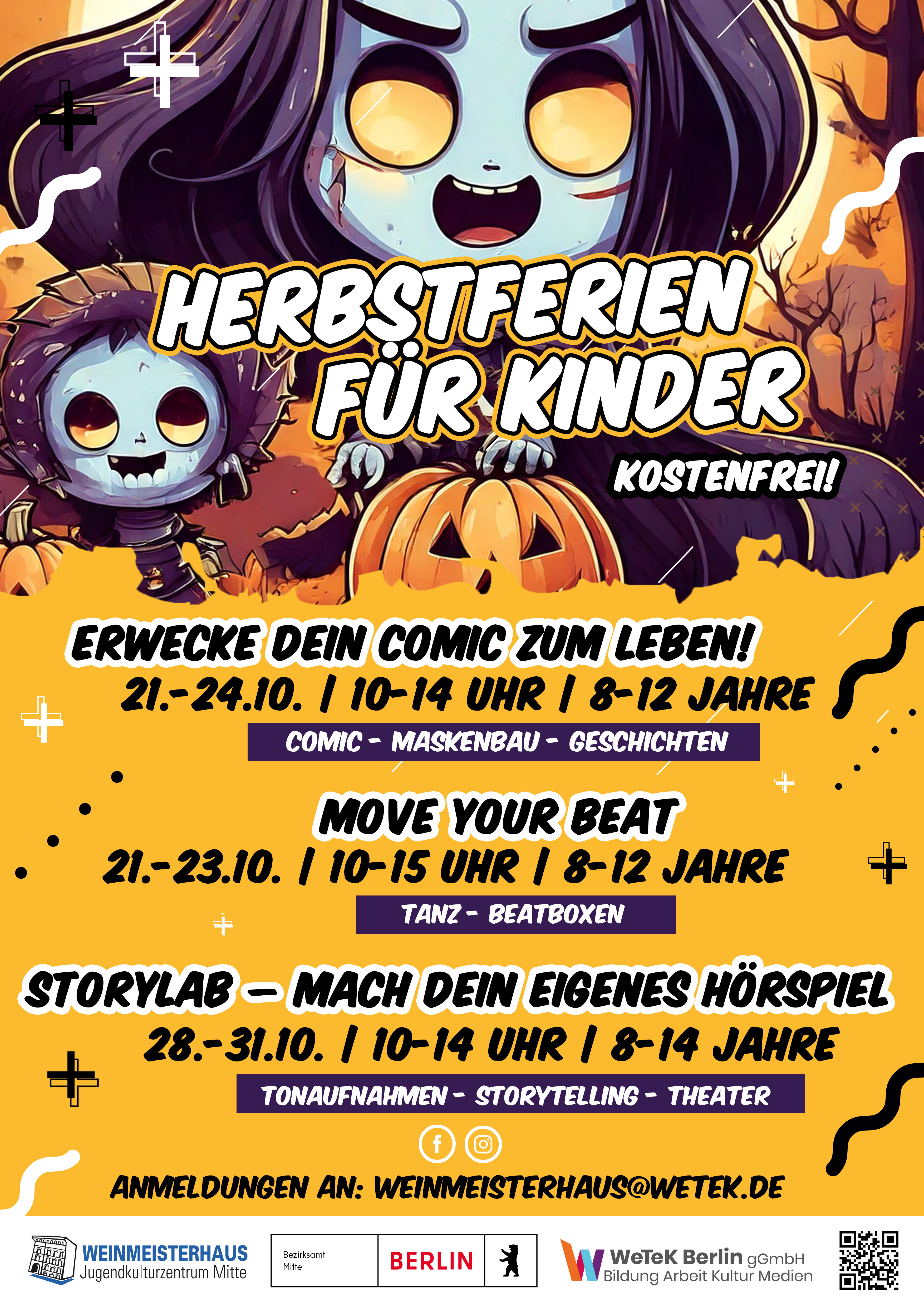 Plakat Herbstferien