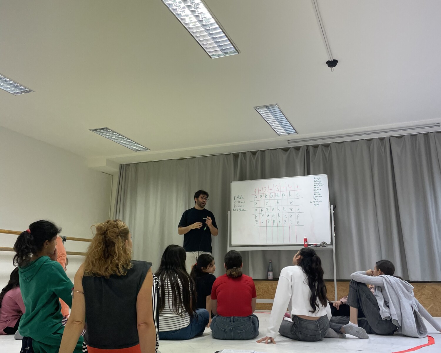 Kinder beim Workshop move your beat