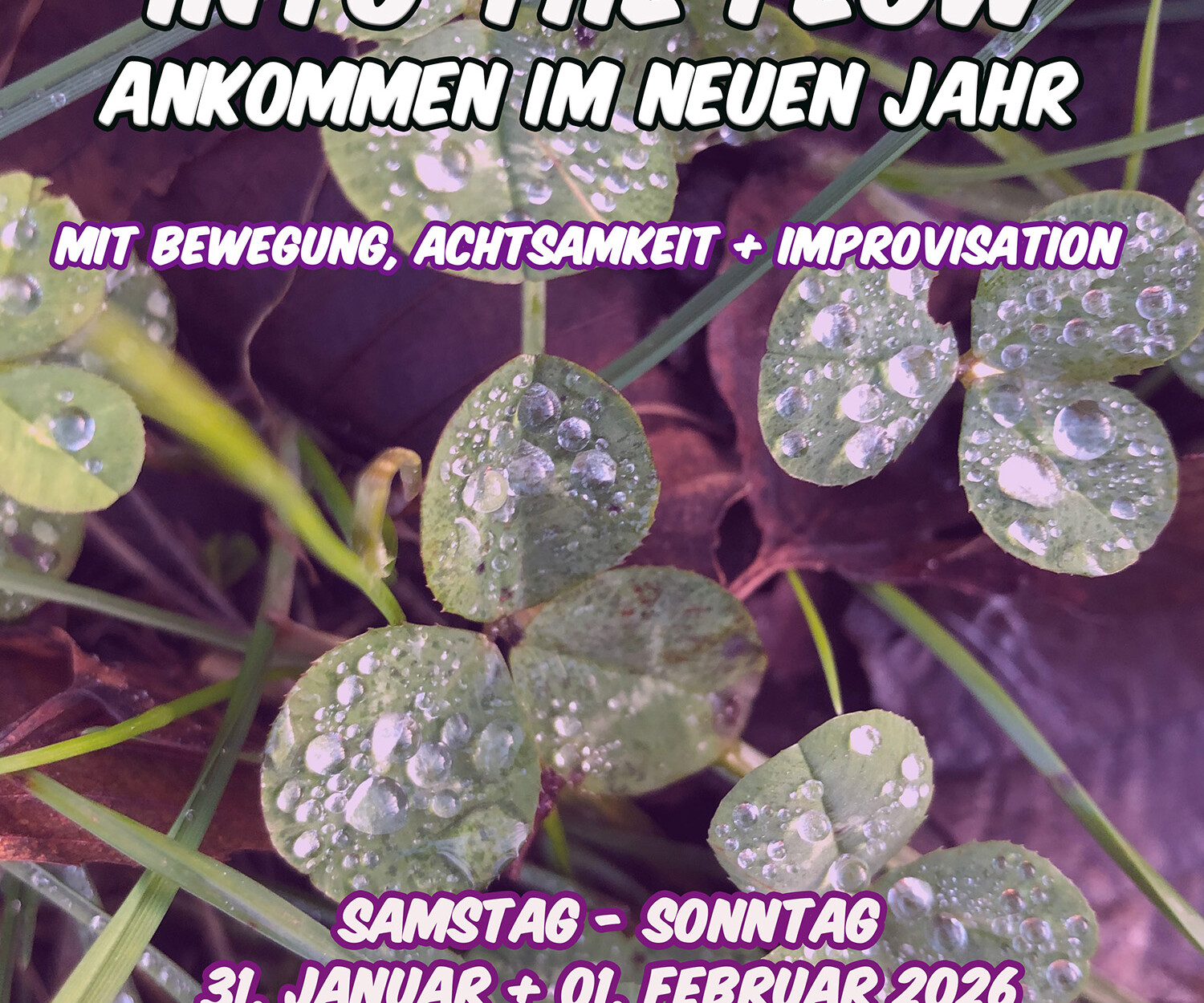 Into the flow - Plakat