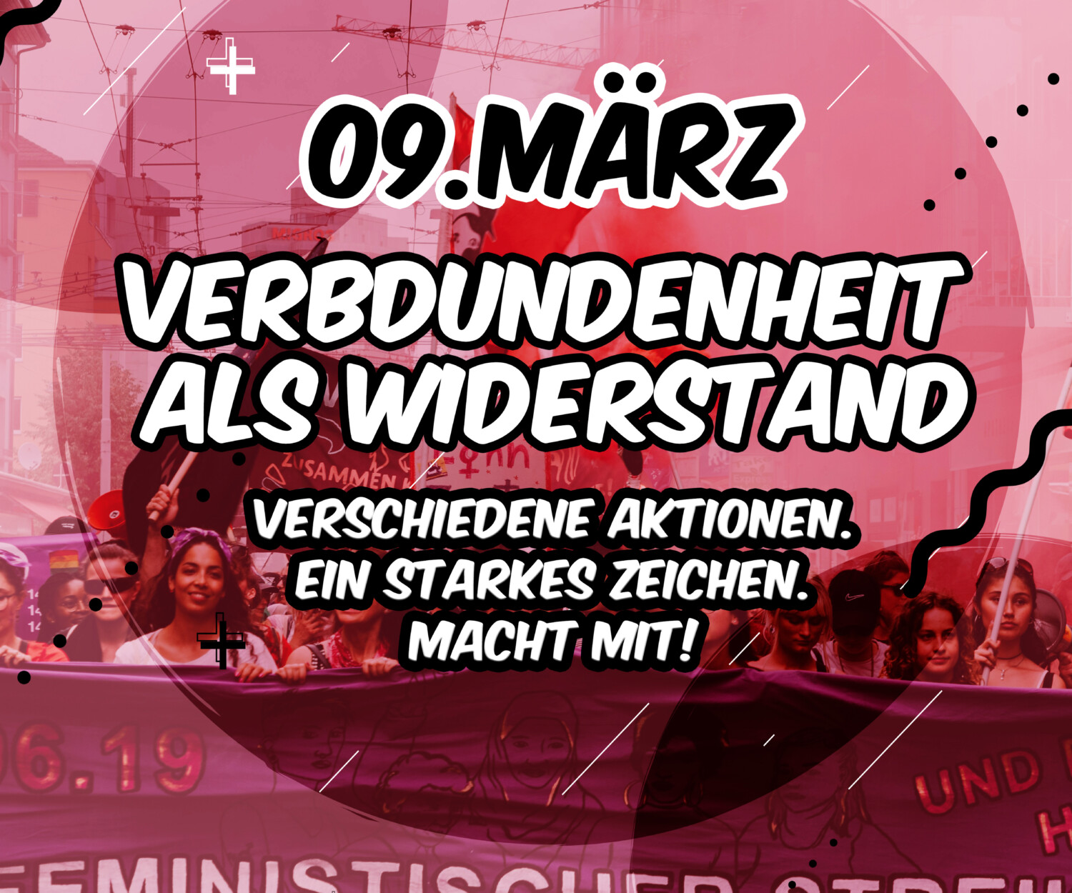 Plakat 9.März, Verbundenheit als Widerstand