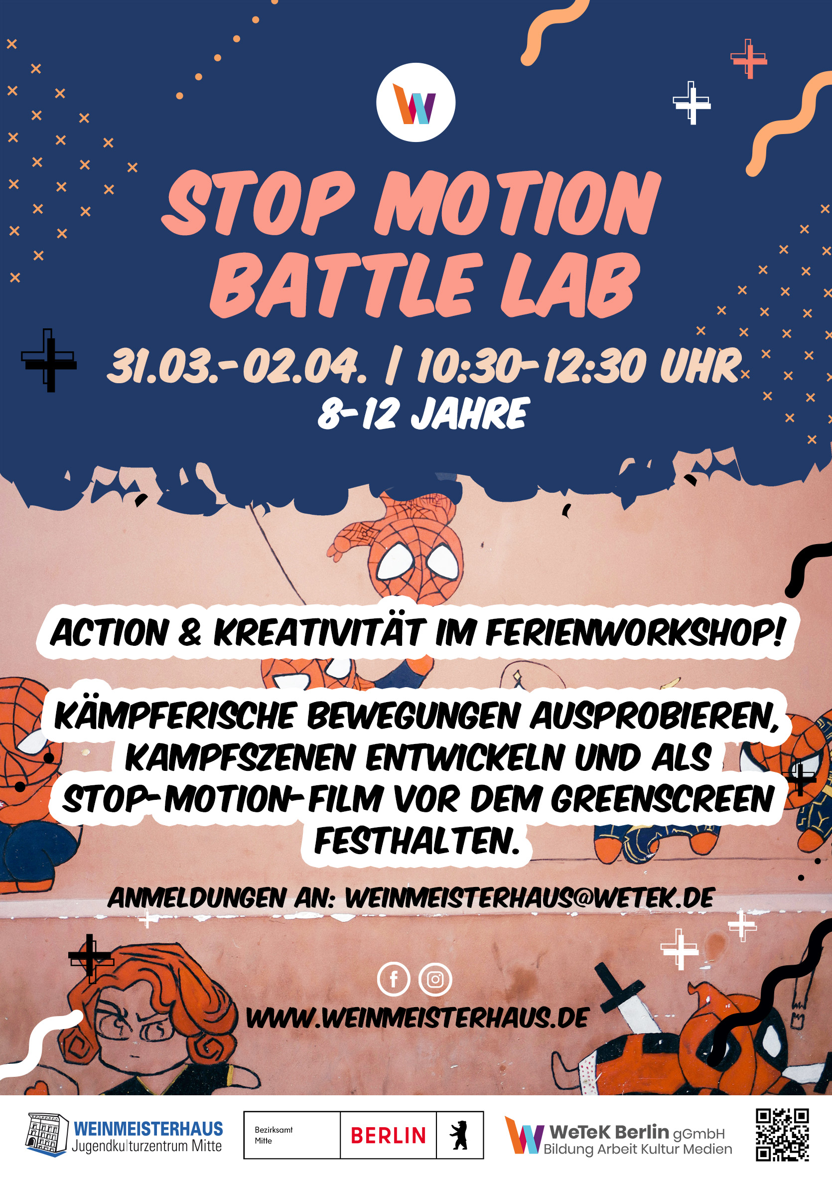 Plakat mit selben Text wie auf Webseite