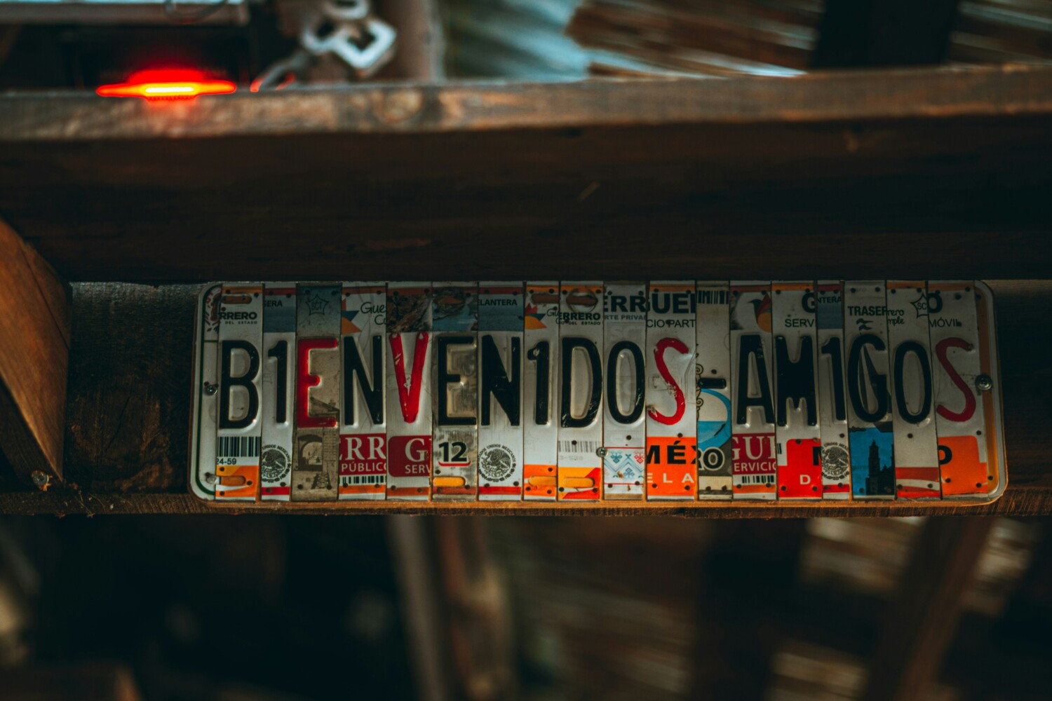 Bild mit dem Text: Bienvenidos Amigos